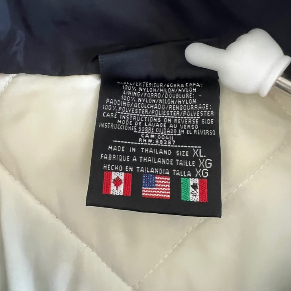 Vintage Adidas Jacket Black White Oversized Windbreaker Mens XL Retro - Picture 4 of 10